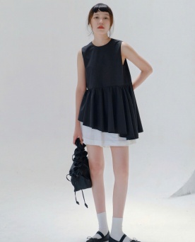 Oblique top - Black