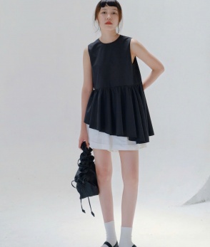 Oblique top - Black